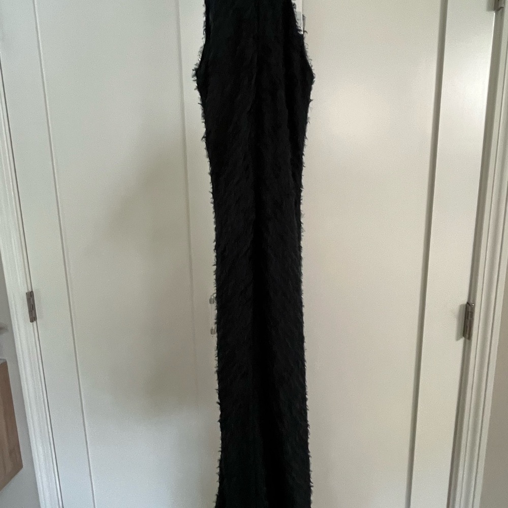 Zara dark green Sleeveless Halter Cocktail Gown